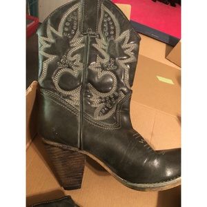 Grey Cowboy Boots